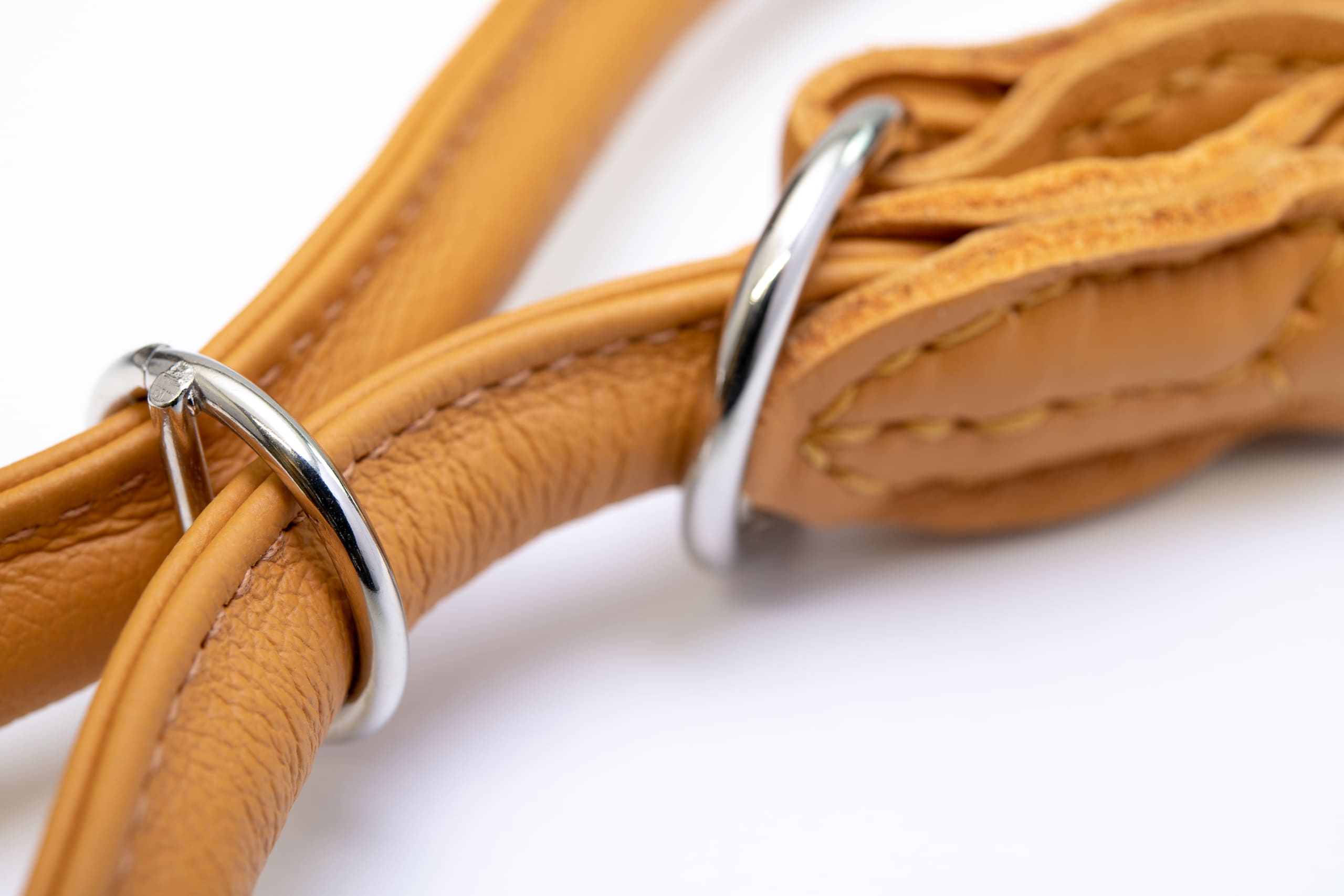 Exclusive Training Collar Premium 2m, Genuine Napa Leather, Round