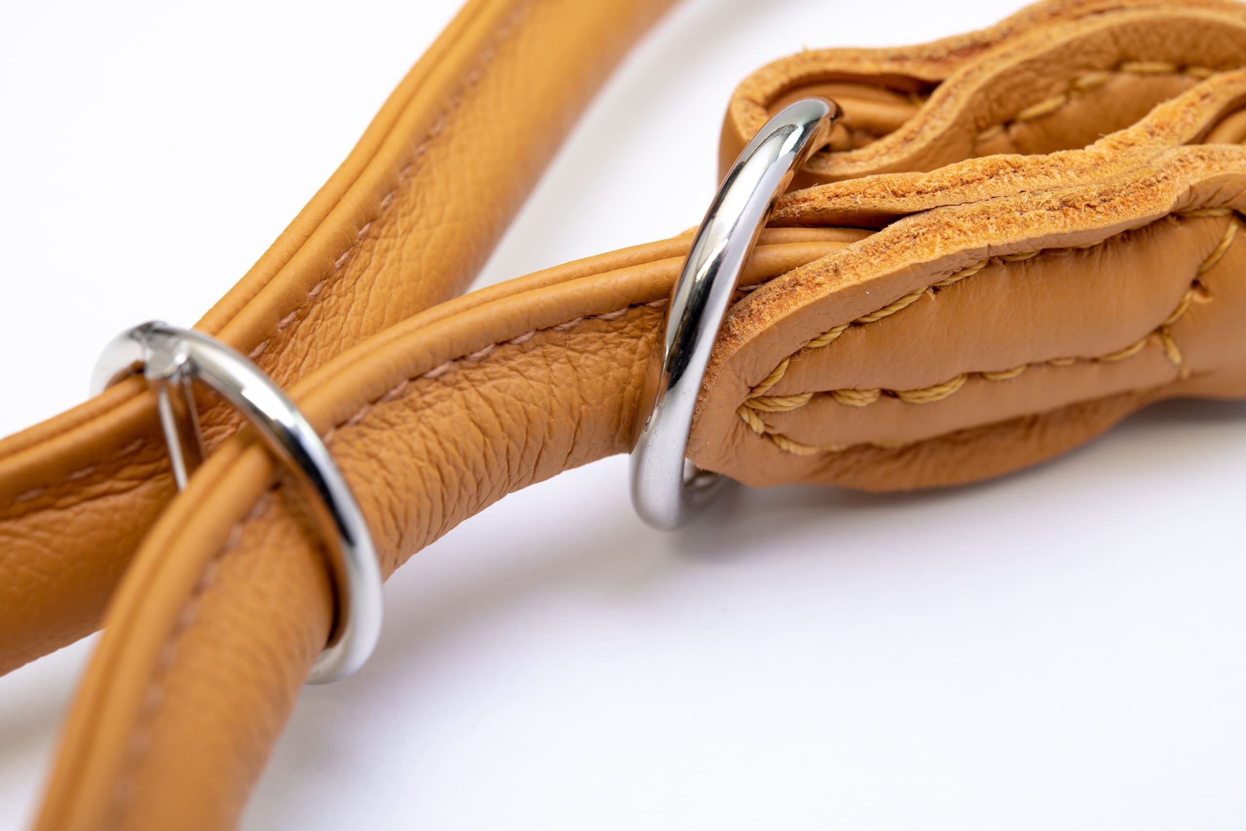Exclusive Training Collar Premium 2m, Genuine Napa Leather, Round