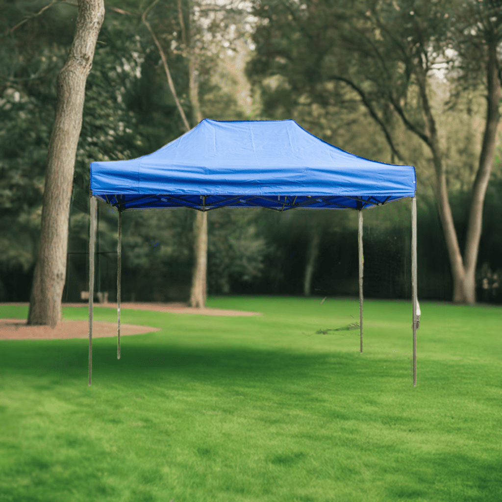 Popup Tält 2 x 2 m  Snabbtält Stålram PVC 600D Vattentätt Tak Marknadstält, ProfiFold