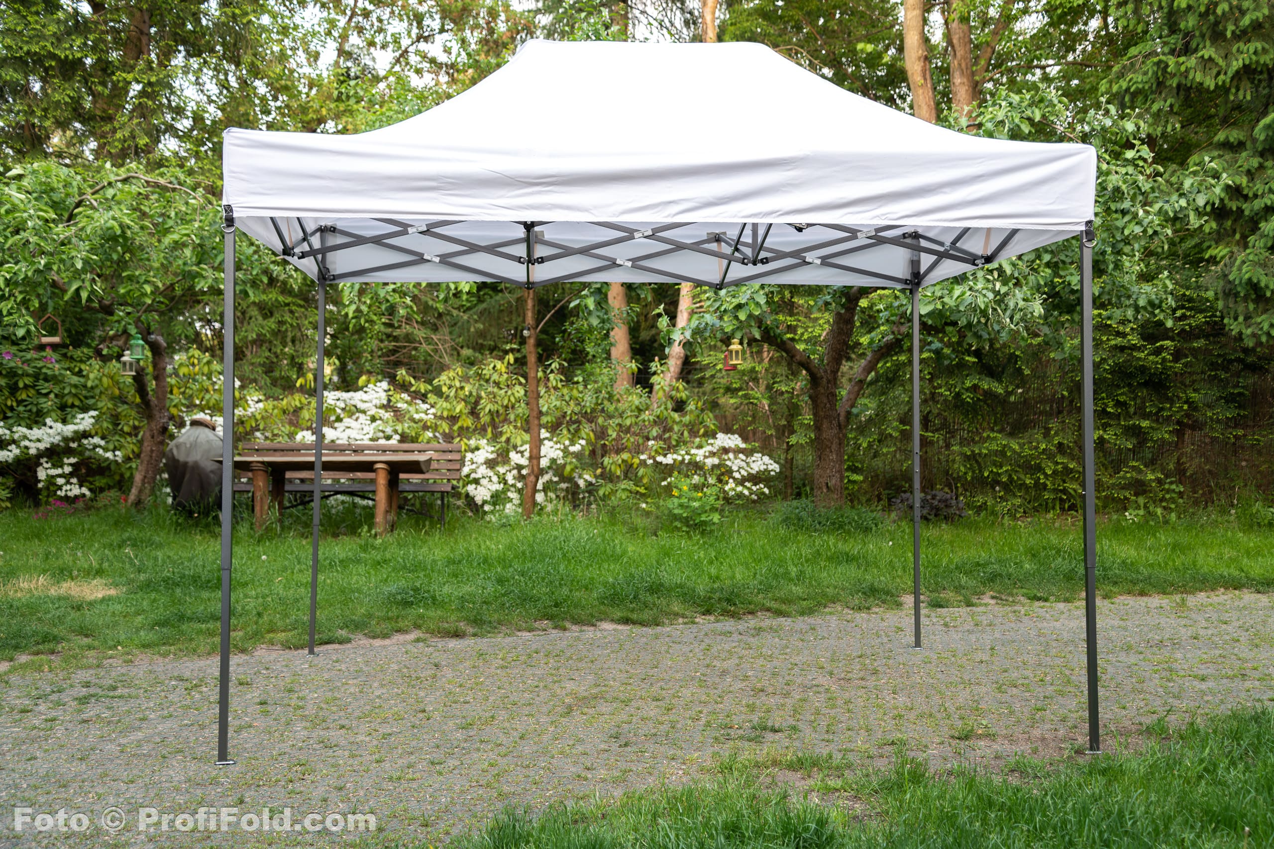 Snabbtält 3 x 3m, tålig, 4 väggar, dörr, väska, olika färger, tryck som tillval (popup tält, reklamtält, marknadstält, trädgårdstält, eventtält, expresstält), ProfiFold