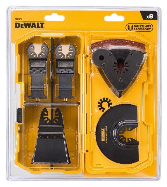 Multiverktygsblad set 8 delar | DeWalt