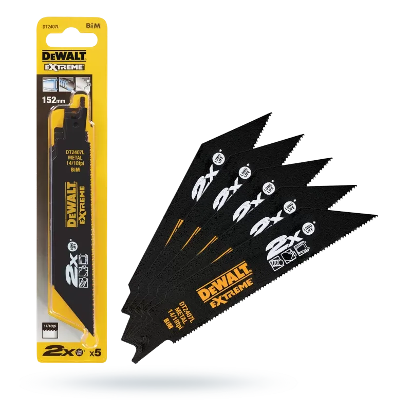 Jig saw blades for metal, 5 pcs | DeWalt