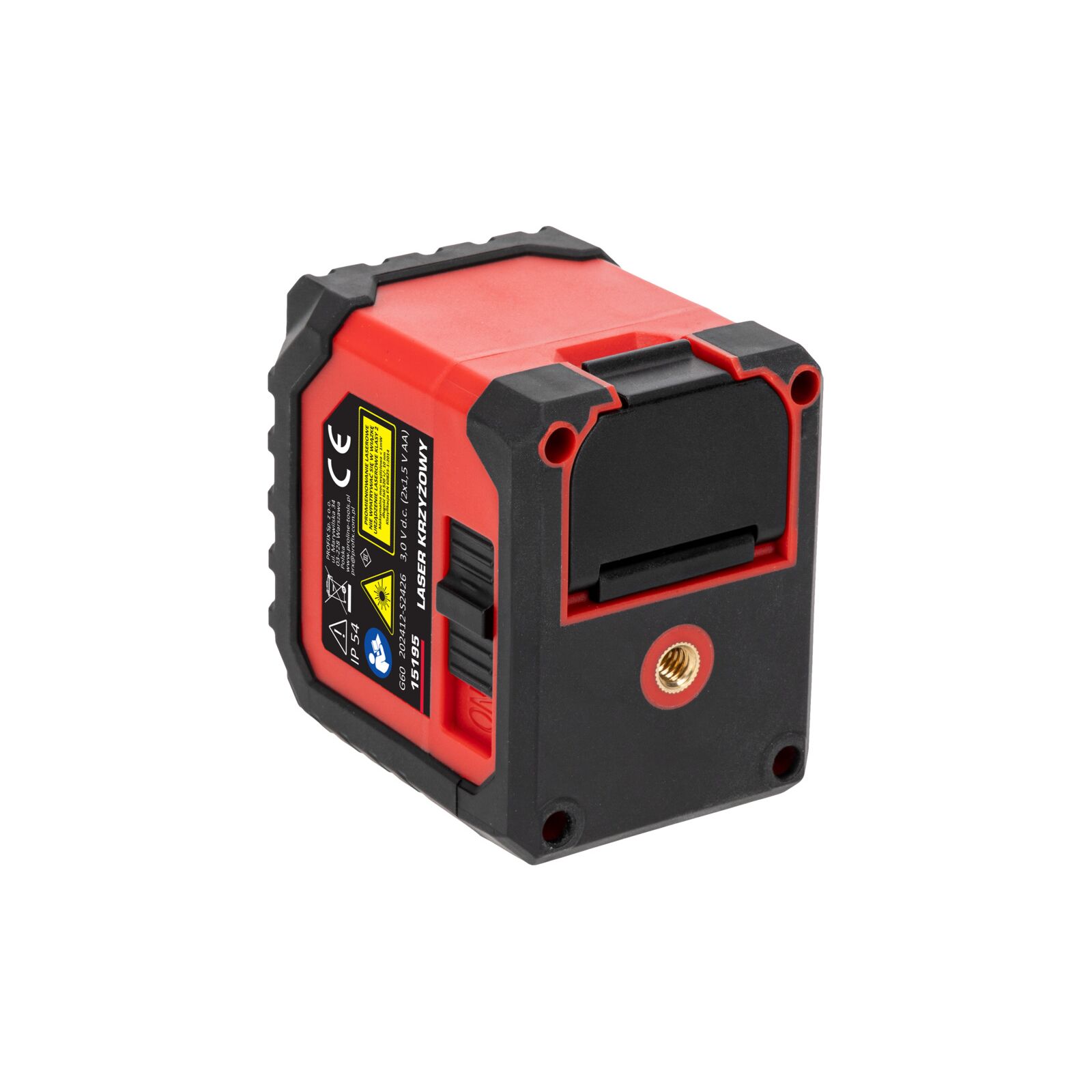 Cross laser 2 lines, 25 m range, ±1.5mm/5m