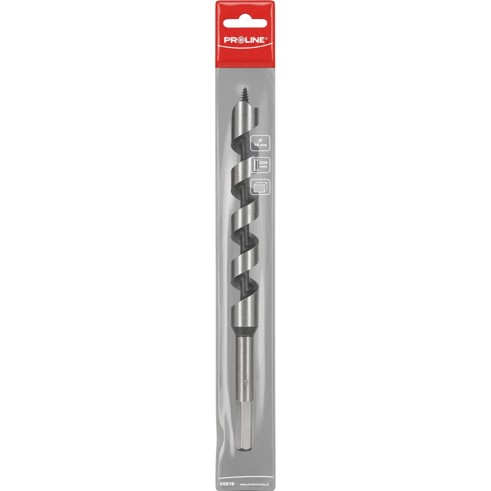 Wood Auger Bit 18*230 mm With Hex Shank