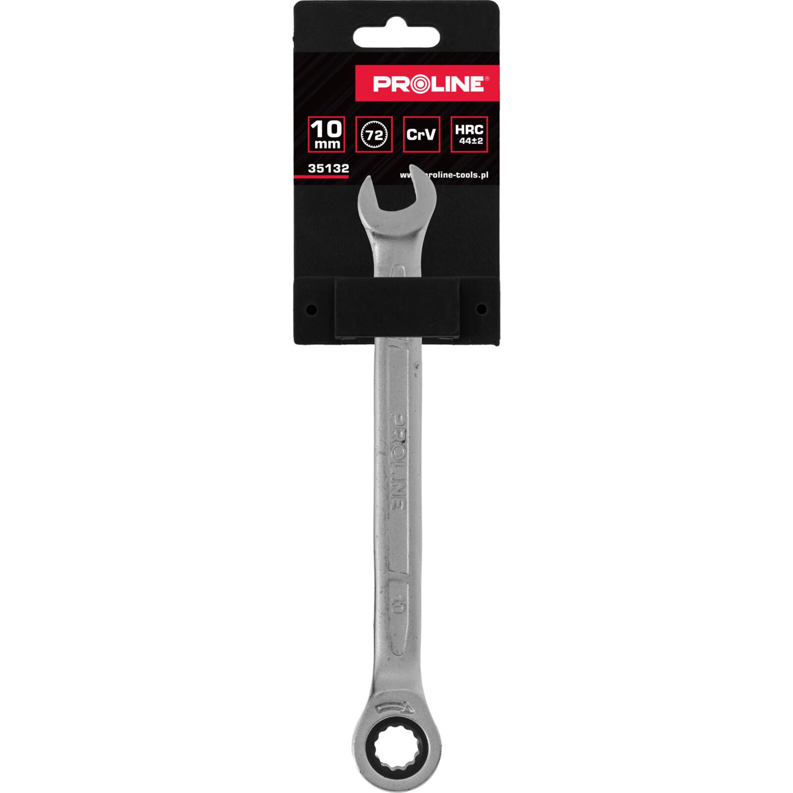 Ratchet combination spanner 10 mm CrV