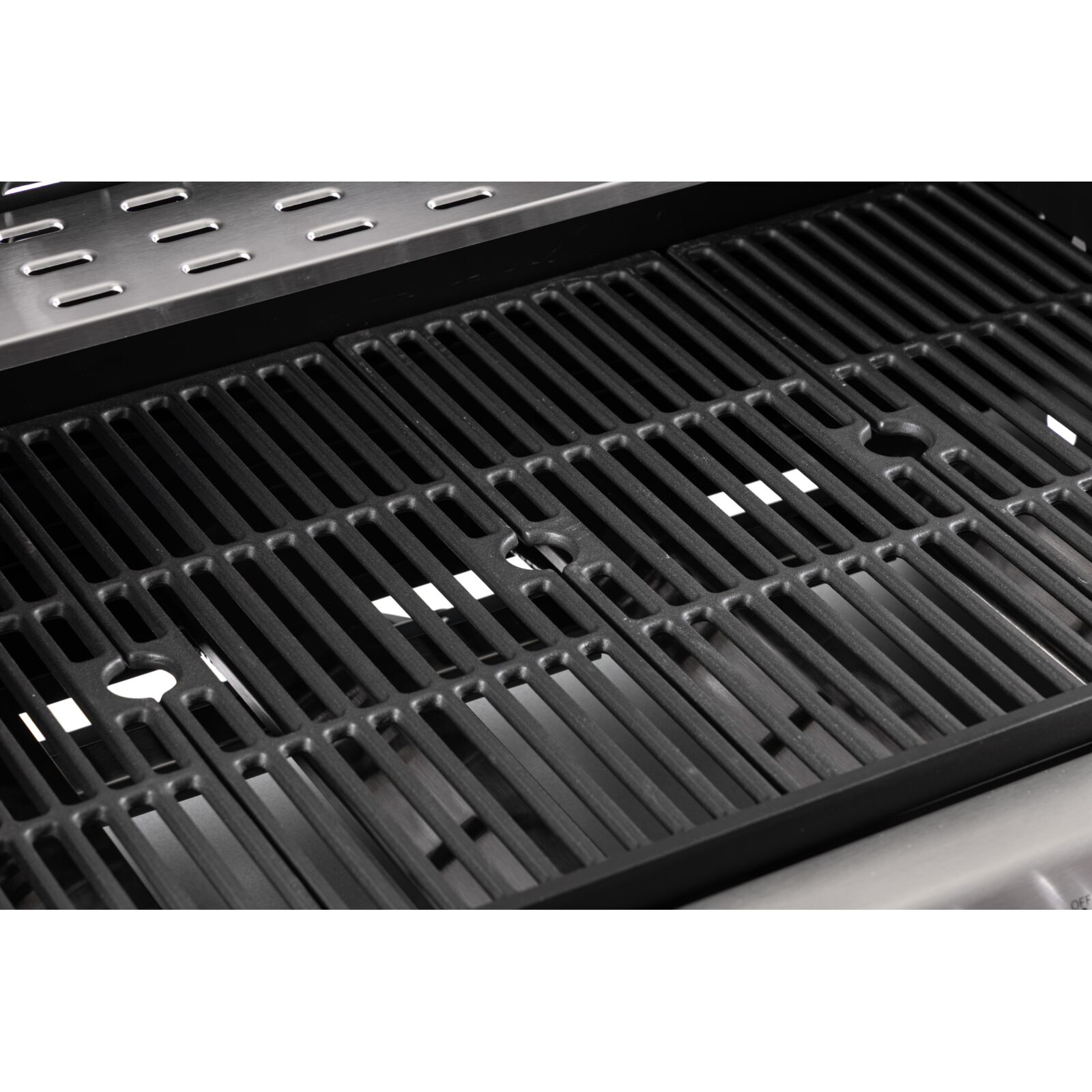 Gasolgrill 4+1 brännare 15,75 kW svart