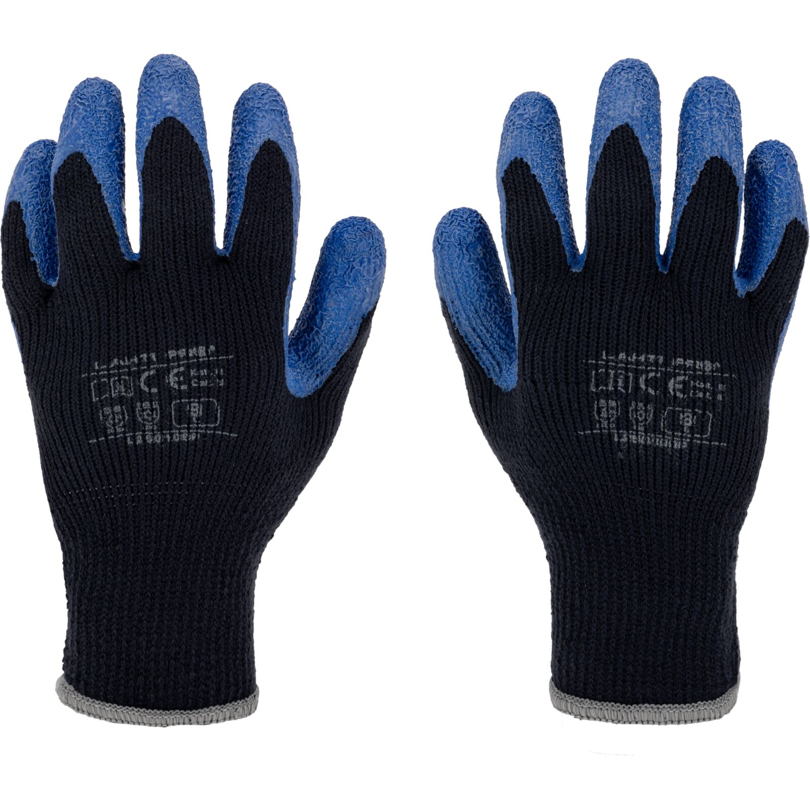 Vinterhandskar latexbelagda storlek 8