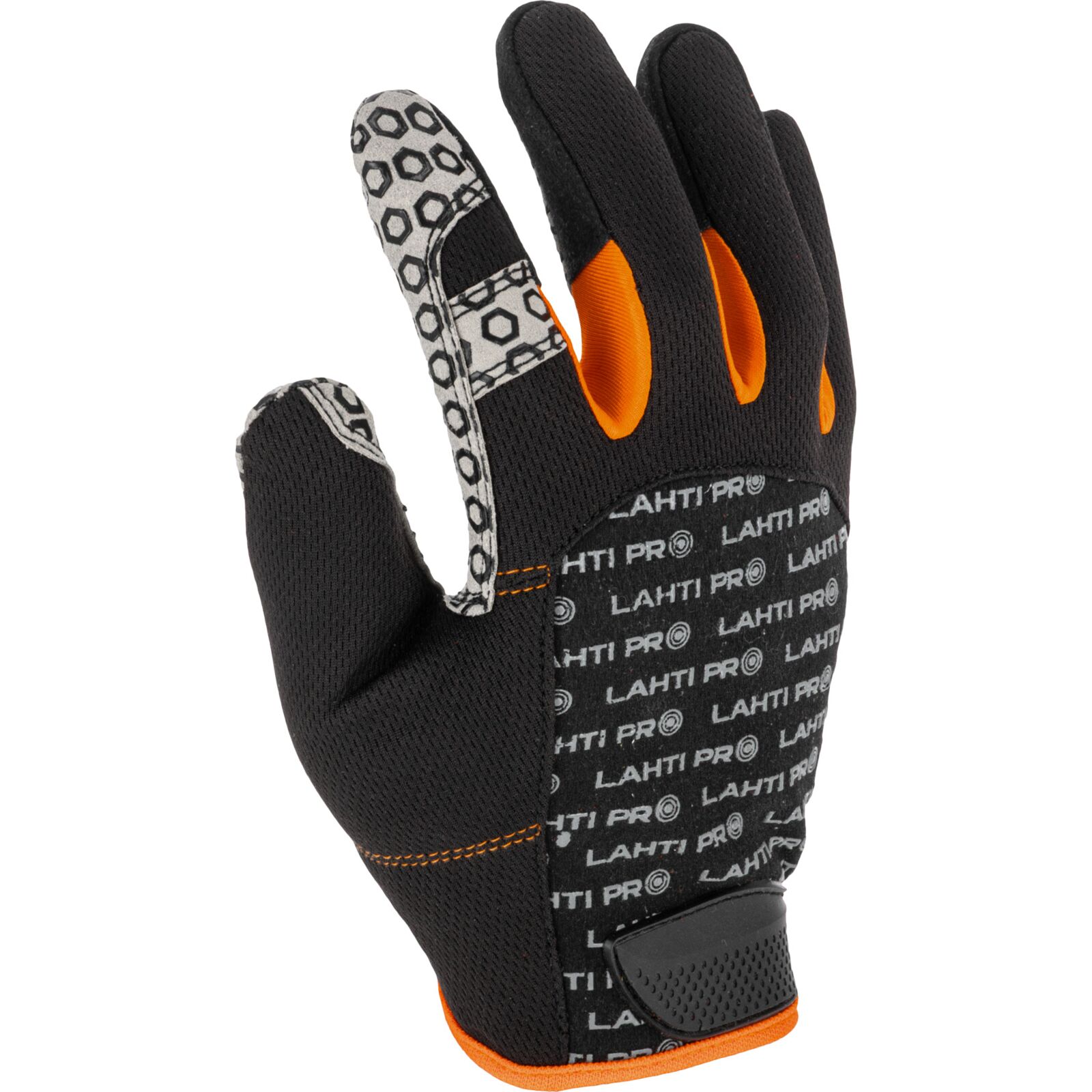 Mekanikerhandskar svart-orange stl 9 CE