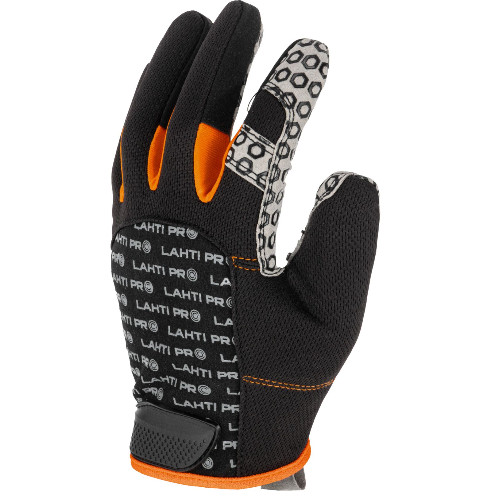 Mekanikerhandskar svart-orange stl 9 CE