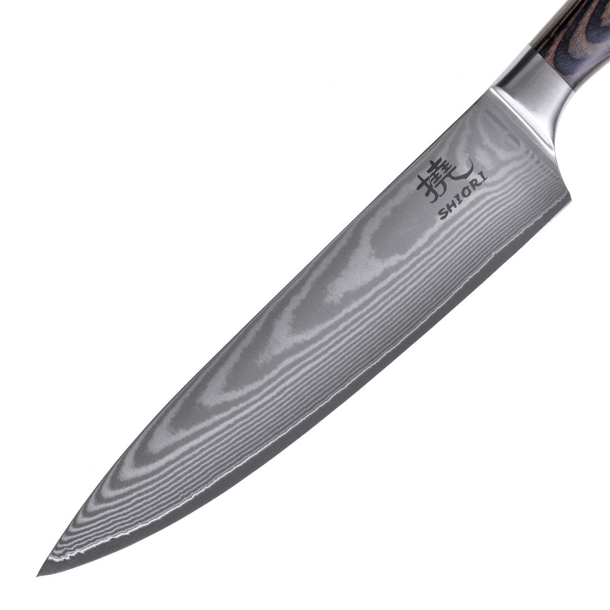 Knivset 3 delar i Damaskus-stål 67 lager