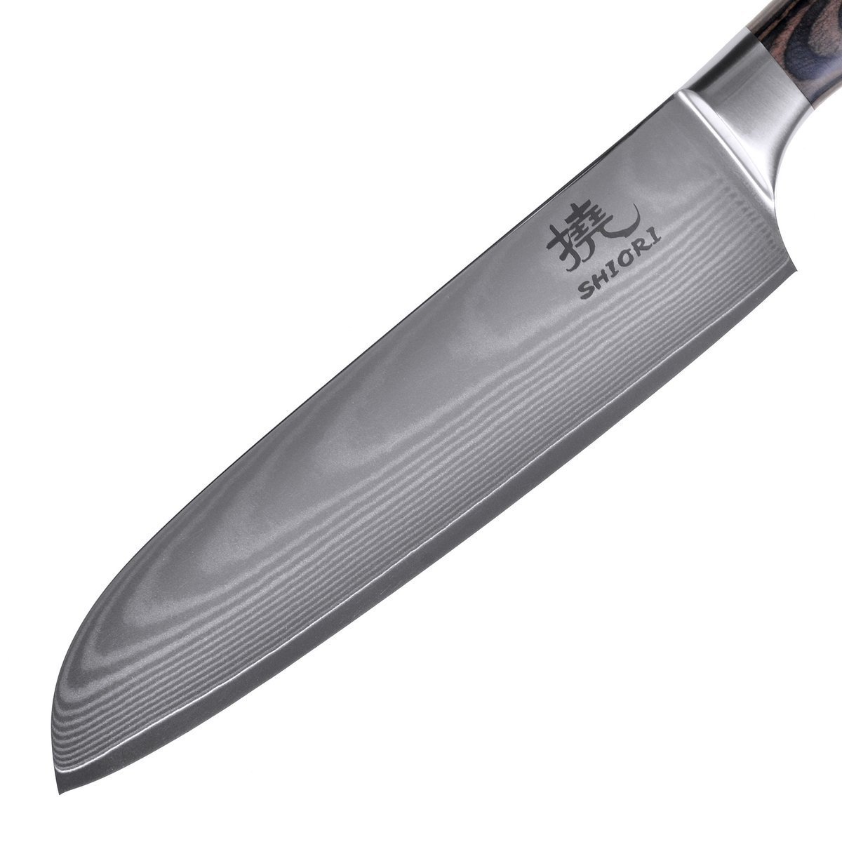 Knivset 3 delar i Damaskus-stål 67 lager