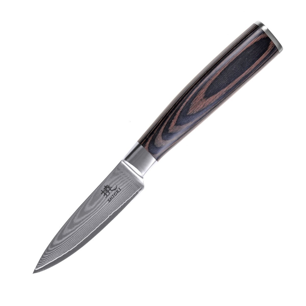 Knivset 3 delar i Damaskus-stål 67 lager