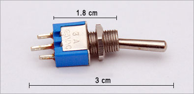 Mini on-off switch 3st, universal