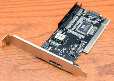 S-ATA (Serial ATA) Controller Card, PCI, VIA 6421A chipset
