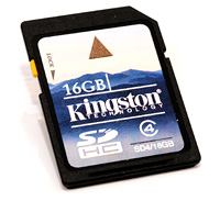 Micro SD HC Memory Card Class 4 16 GB