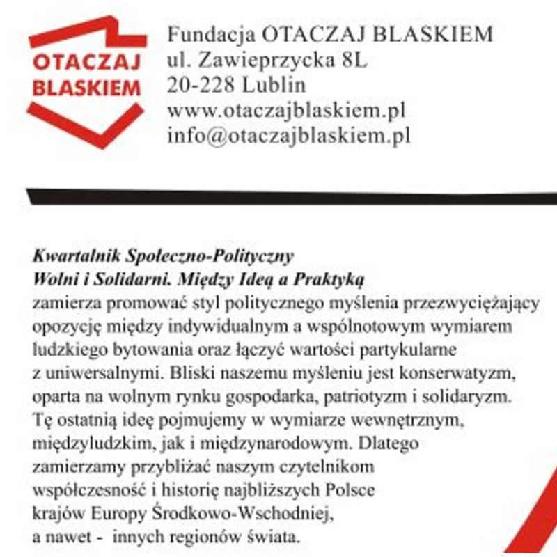 Wolni i Solidarni magazine issue 1, spring 2023