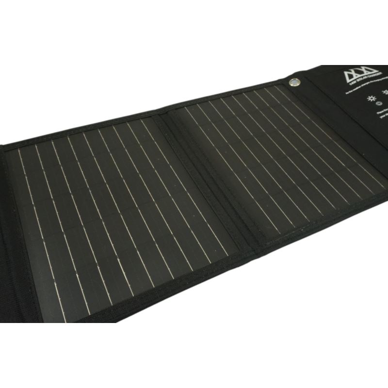 Vikbar solpanel fickformat 14W dubbel USB-utgång 5V/2.1A