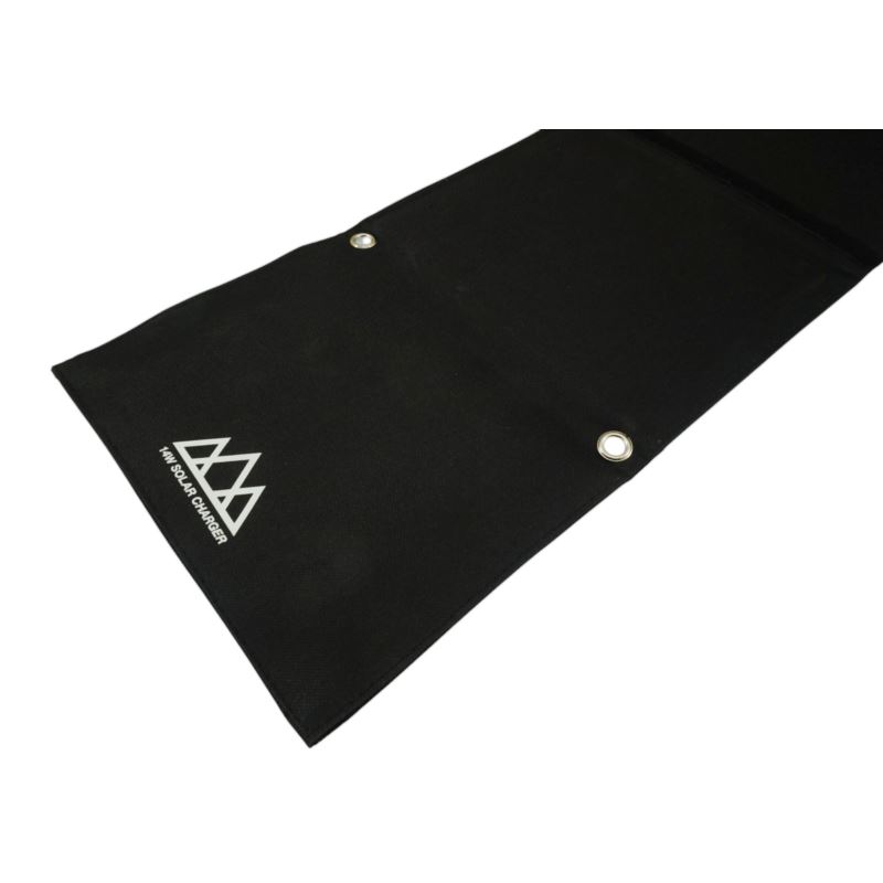 Vikbar solpanel fickformat 14W dubbel USB-utgång 5V/2.1A