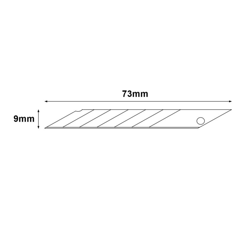 Brytavblad 9 mm sk-5 stål black finish, 10-pack, Beast