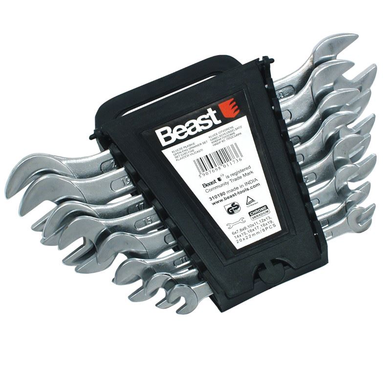 Open-End Wrench set 6-22 mm, Beast