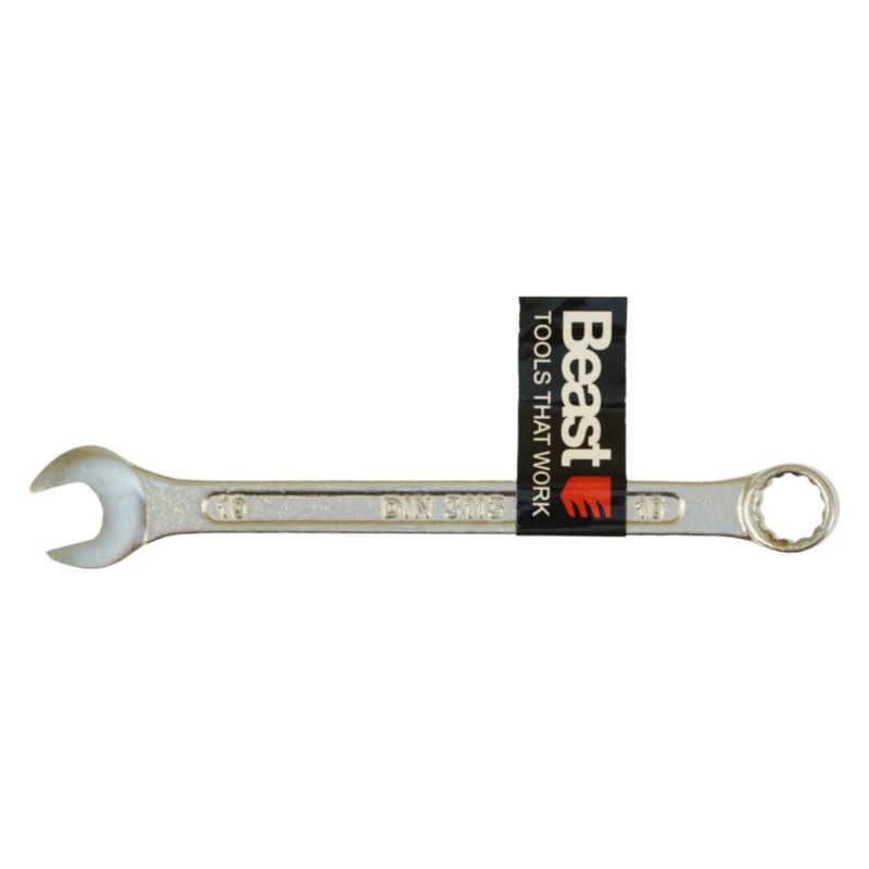 Combination Wrench 10 mm, Chrome-Vanadium Steel, Beast