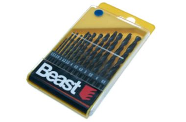Borrsats för metall | 13 delar | 1,5-6,5 mm HSS | Beast