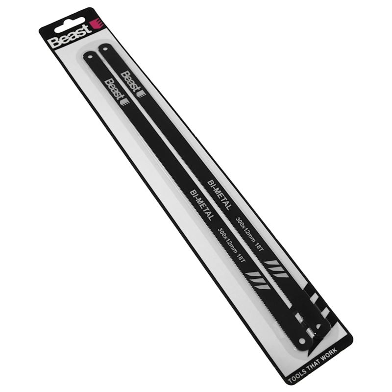 Bimetall sågblad 2-pack 300 x 12 mm 18 tänder/cm BST-563102