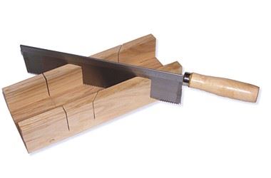 Mitre Saw and Handsaw with Wooden Tray 250 mm