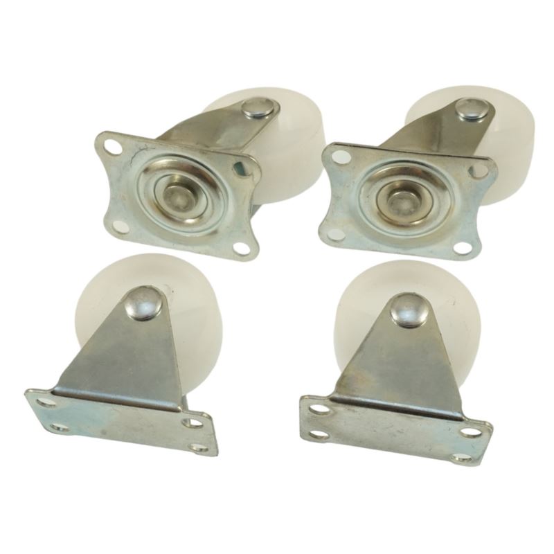 Nylon Furniture Wheels 40 mm, 4 Pieces Swivel Casters, Beast