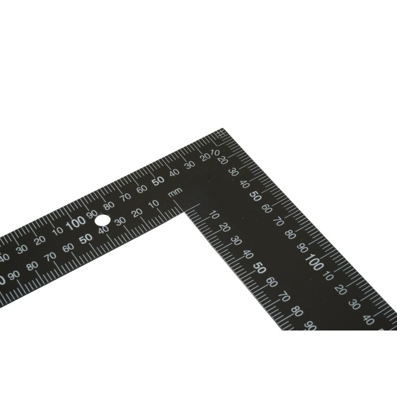 Angle Ruler 400 x 600 mm, Metal, Black Powder Coat, Beast