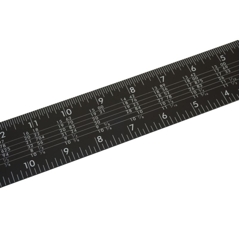 Angle Ruler 400 x 600 mm, Metal, Black Powder Coat, Beast