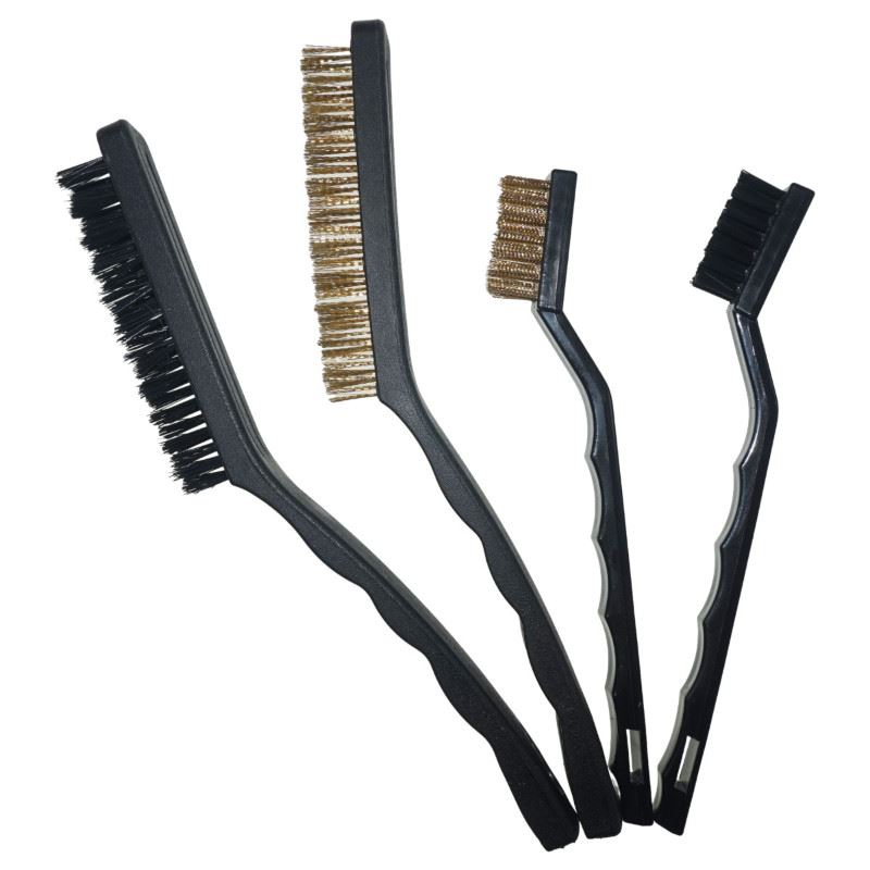 Brush set, 2 Steel 40/100 mm and 2 Nylon 40/100 mm, Beast