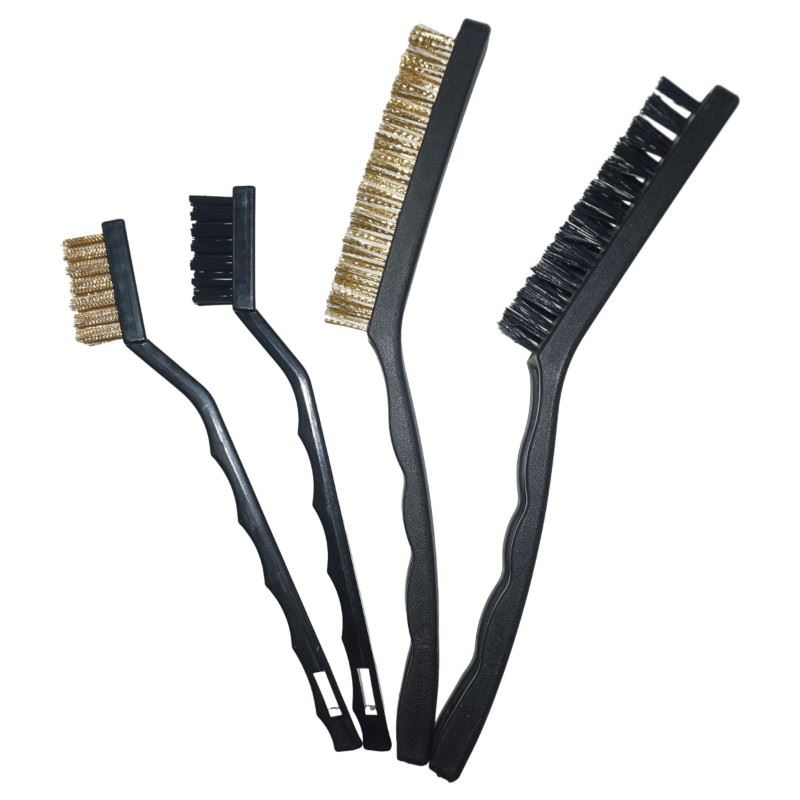 Brush set, 2 Steel 40/100 mm and 2 Nylon 40/100 mm, Beast
