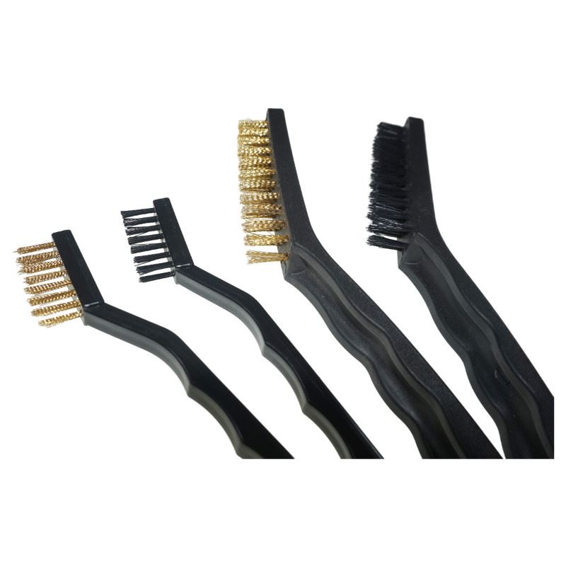 Brush set, 2 Steel 40/100 mm and 2 Nylon 40/100 mm, Beast