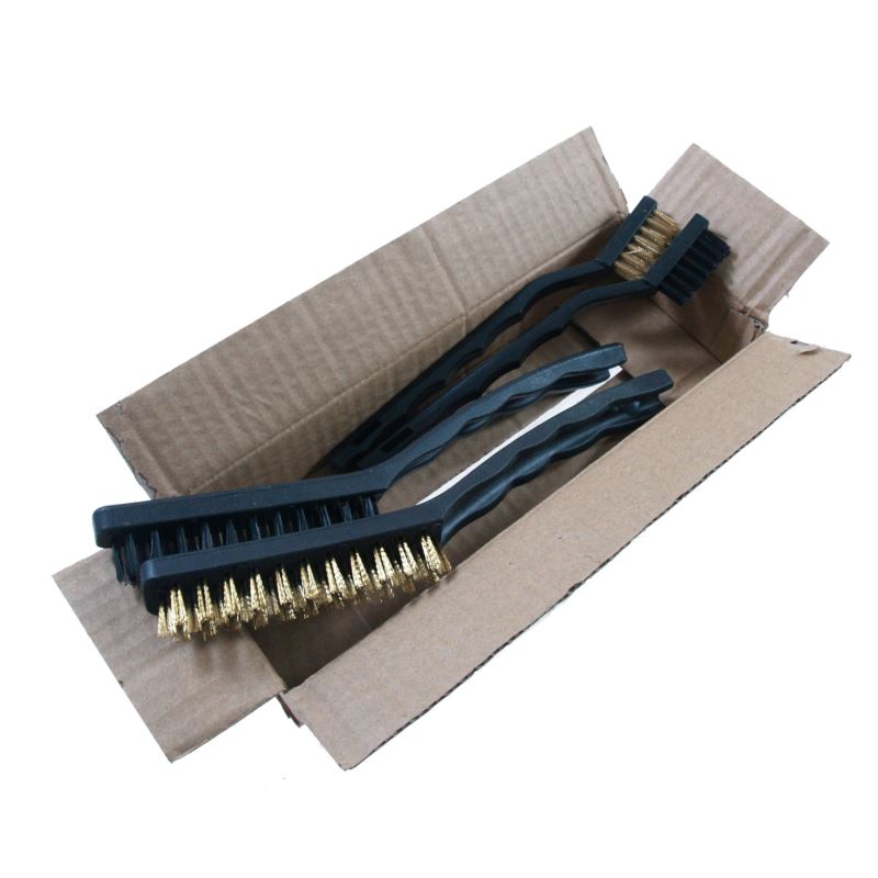 Brush set, 2 Steel 40/100 mm and 2 Nylon 40/100 mm, Beast