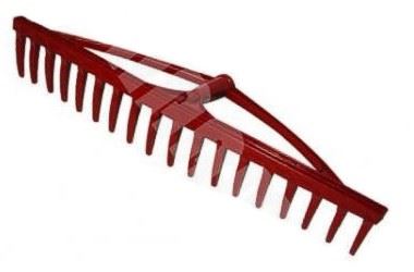 Plastic Rake, 18 Tines, 600 mm Working Width, Beast