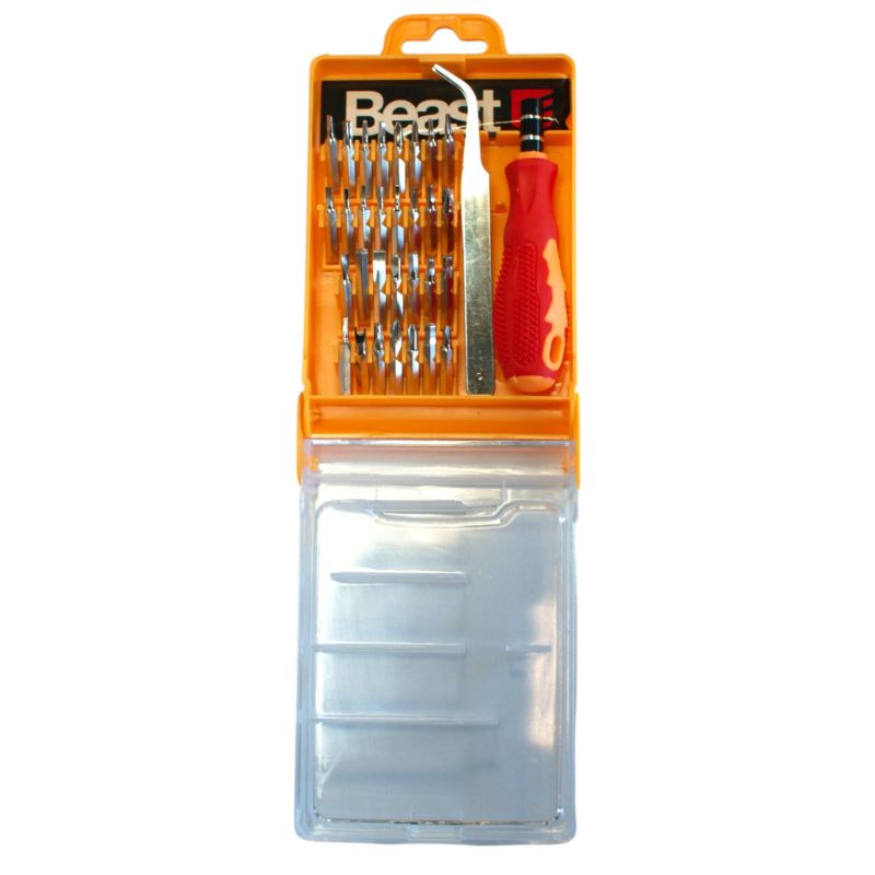 Precisionsskruvmejselsats 32 delar, Beast