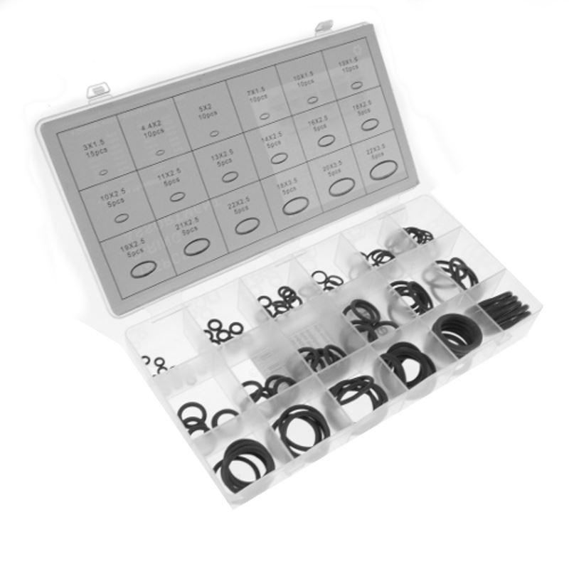 O-ring Set 125 pcs | Black NBR Rubber | Beast