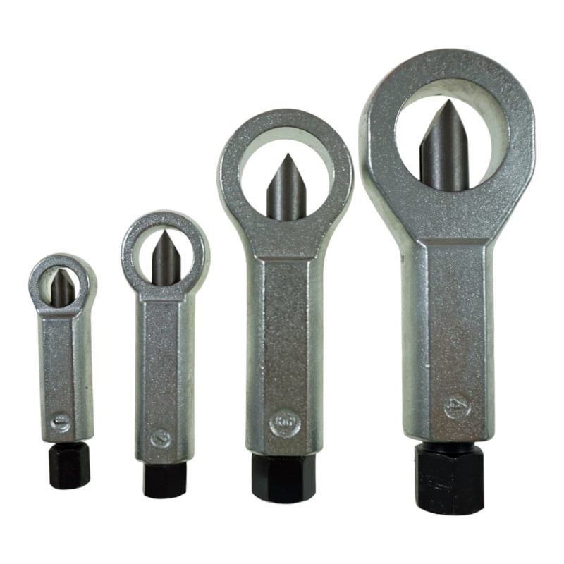 Nut Cutter set 0-37 mm, 4 Sizes with Plastic Case, Beast