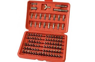 Bits set 100 pcs Chrome Vanadium Steel CRV, Mixed Types