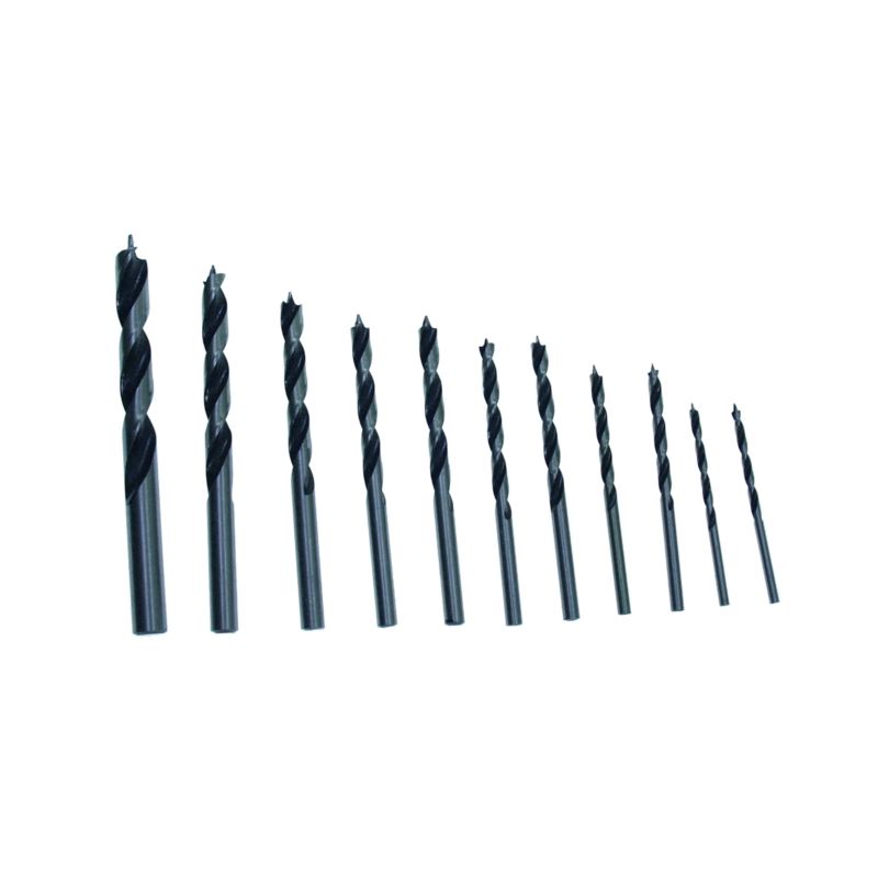 Wood Drill Bit set 3-10 mm, 11 Pieces, Tool Steel, Beast