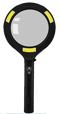 Lupp med LED-belysning 110 mm 3xCOB 2xAA