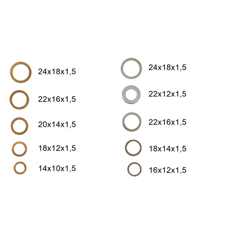 Copper and Aluminum Seals 100-Pack, Beast