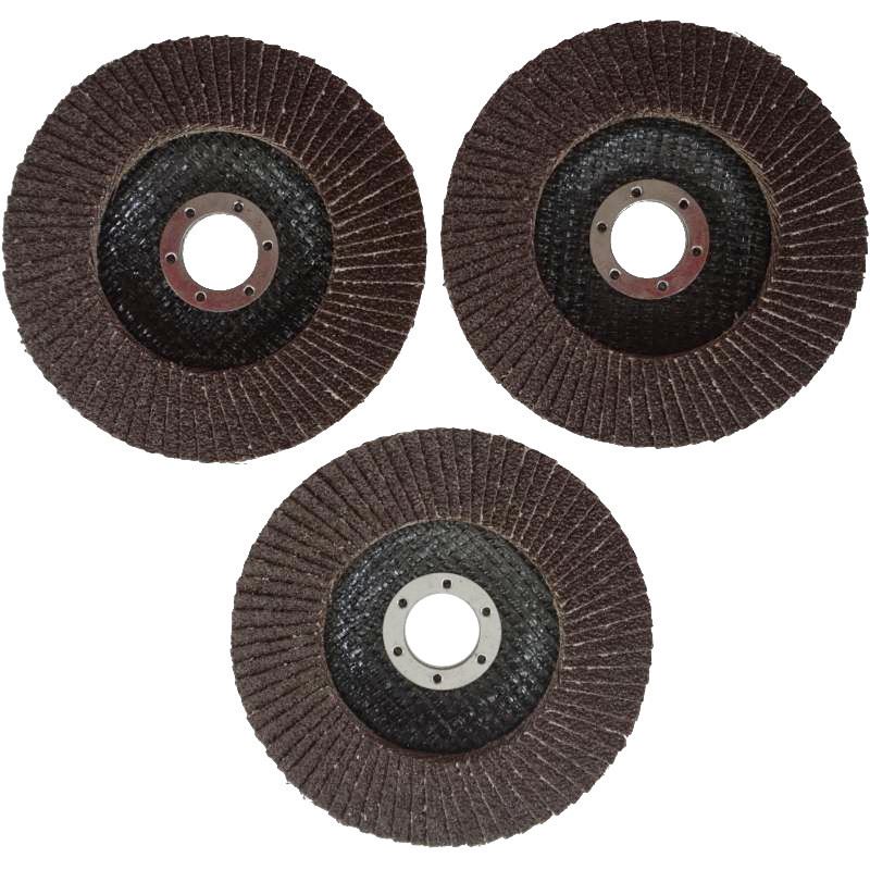 Flap Grinding Disc P100125 mm, 3-Pack, 72 Sheets, Beast