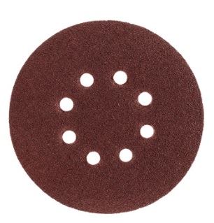 Velcro Abrasive Discs P120, 125 mm, 8 Holes, 20 Pack, Beast