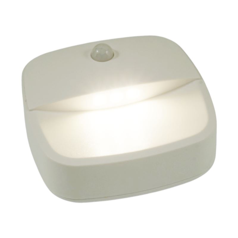 LED nattlampa med rörelsesensor 3 SMD, självhäftande, 3xAAA