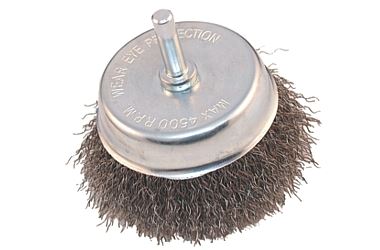 Rotating Steel Brush 80 mm, 6 mm Shank, Beast