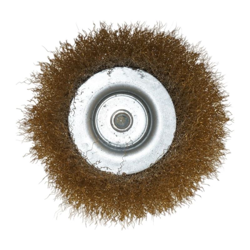 Rotating Steel Brush 6 mm Shaft 100 mm Diameter 4500, Beast
