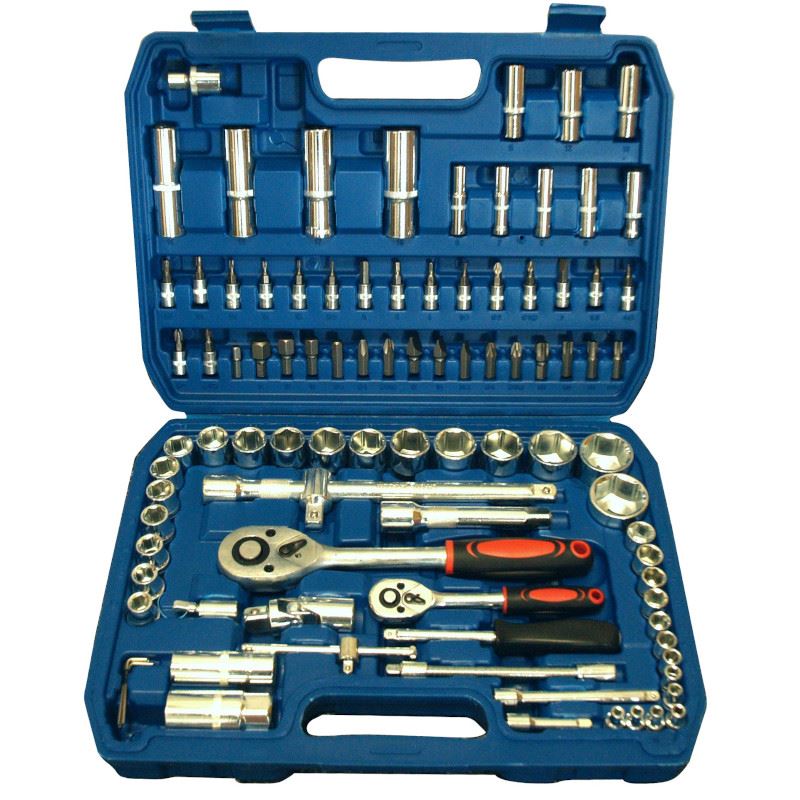Socket Wrench set 94 Pieces, 1/4 and 1/2 Inch, Beast