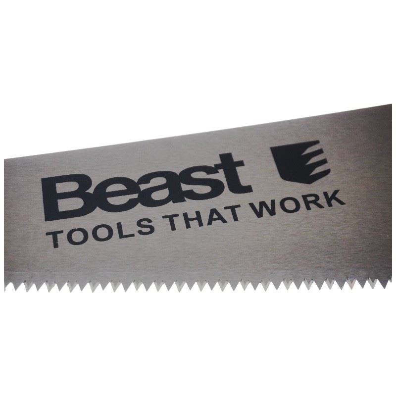 Cross-Cut Handsaw 500 mm, Hardened Teeth 7 TPI, Beast